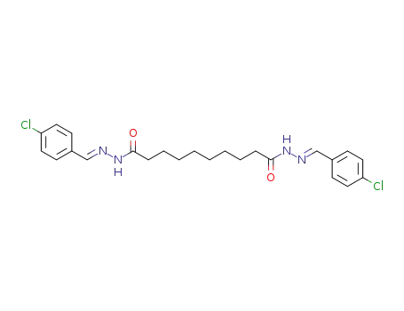 decanedioic acid bis-(4-chloro-benzylidenehydrazide)