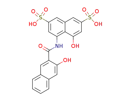 4-hydroxy-5-(3-hydroxy-[2]naphthoylamino)-naphthalene-2,7-disulfonic acid