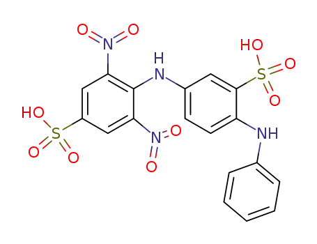 6-anilino-3',5'-dinitro-3,4'-imino-bis-benzenesulfonic acid