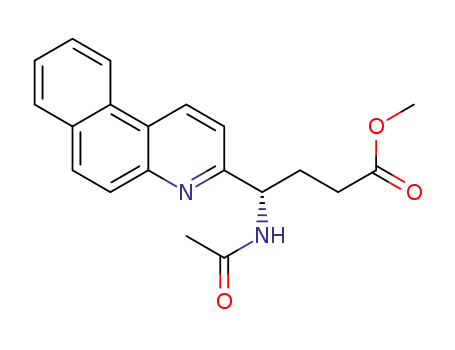 methyl (S)-4-acetamido-4-(benzo[f]quinolin-3-yl)butanoate