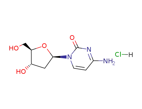 Molecular Structure of 3992-42-5 (2'-Deoxycytidine hydrochloride)