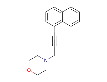 4-(3-(naphthalen-1-yl)prop-2-ynyl)morpholine