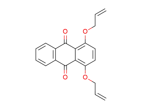 Molecular Structure of 79207-97-9 (1,4-bis(prop-2-en-1-yloxy)anthracene-9,10-dione)