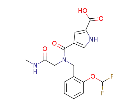 4-((2-(difluoromethoxy)benzyl)(2-(methylamino)-2-oxoethyl)carbamoyl)-1H-pyrrole-2-carboxylic acid