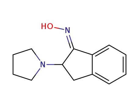 (Z)-2-(pyrrolidin-1-yl)-2,3-dihydro-1H-inden-1-one oxime