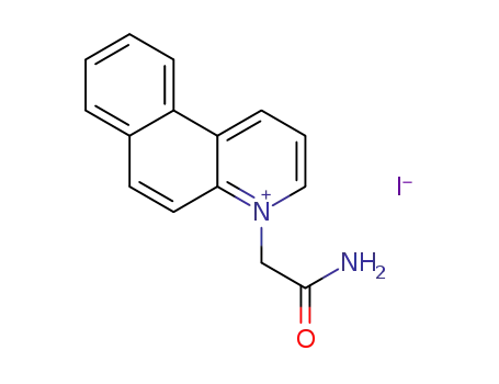 1-(2-amino-2-oxoethyl)benzo[f]quinolin-1-ium iodide