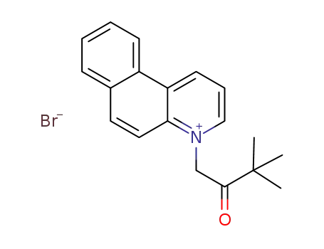 1-(3,3-dimethyl-2-oxobutyl)benzo[f]quinolin-1-ium bromide