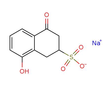 8-hydroxy-4-oxo-1,2,3,4-tetrahydro-naphthalene-2-sulfonic acid ; sodium salt