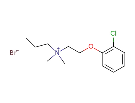 [2-(2-chloro-phenoxy)-ethyl]-dimethyl-propyl-ammonium; bromide