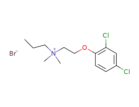 [2-(2,4-dichloro-phenoxy)-ethyl]-dimethyl-propyl-ammonium; bromide