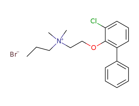 [2-(3-chloro-biphenyl-2-yloxy)-ethyl]-dimethyl-propyl-ammonium; bromide