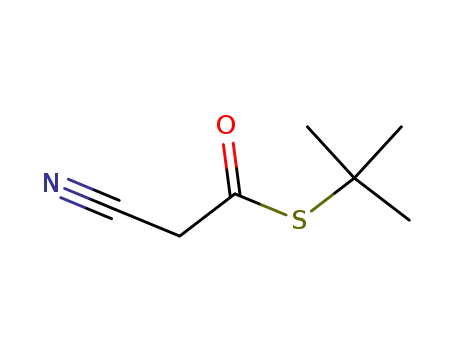 S-tert-butyl cyanothiolacetate