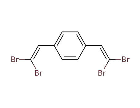 Molecular Structure of 77295-67-1 (Benzene, 1,4-bis(2,2-dibromoethenyl)-)