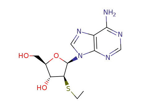 (1R)-S-ethyl-1-(6-amino-purin-9-yl)-1,4-anhydro-2-thio-D-arabitol