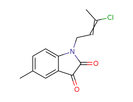 1-((Z)-3-Chloro-but-2-enyl)-5-methyl-1H-indole-2,3-dione