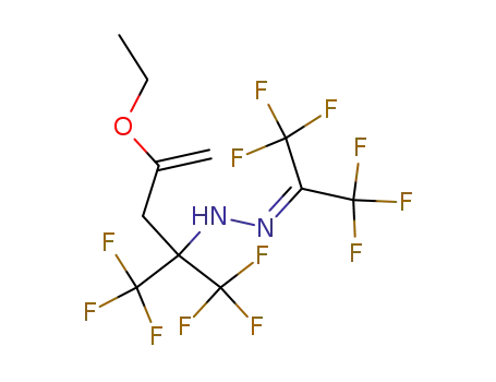 7-Ethoxy-1,1,1-trifluor-2,5,5-tris(trifluormethyl)-3,4-diazaocta-2,7-dien