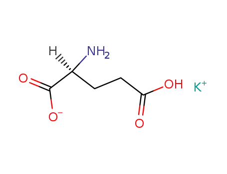 Molecular Structure of 19473-49-5 (L-GLUTAMIC ACID MONOPOTASSIUM SALT)