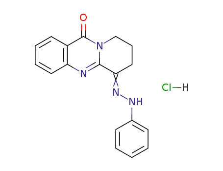 6-phenyl-hydrazono-6,7,8,9-tetrahydro-11-oxo-11H-pyrido[2,1-b]-quinazoline-hydrochloride