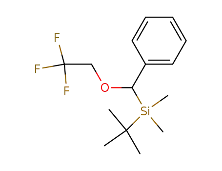 tert-Butyl-dimethyl-[phenyl-(2,2,2-trifluoro-ethoxy)-methyl]-silane