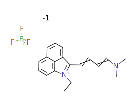 1-ethyl-2-(4-dimethylamino-1,3-butadienyl)benzindolium tetrafluoroborate