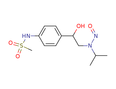 N-(4-{1-hydroxy-2-[nitroso(propan-2-yl)amino]ethyl}phenyl)methanesulfonamide