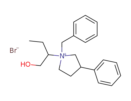 1-Benzyl-1-(1-hydroxymethyl-propyl)-3-phenyl-pyrrolidinium; bromide
