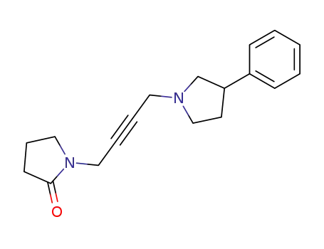 1-[4-(3-Phenyl-pyrrolidin-1-yl)-but-2-ynyl]-pyrrolidin-2-one