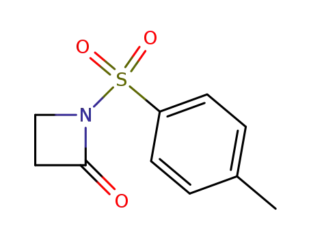 Molecular Structure of 115946-47-9 (2-Azetidinone, 1-[(4-methylphenyl)sulfonyl]-)