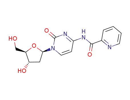 Molecular Structure of 78983-36-5 (Cytidine, 2'-deoxy-N-(2-pyridinylcarbonyl)-)