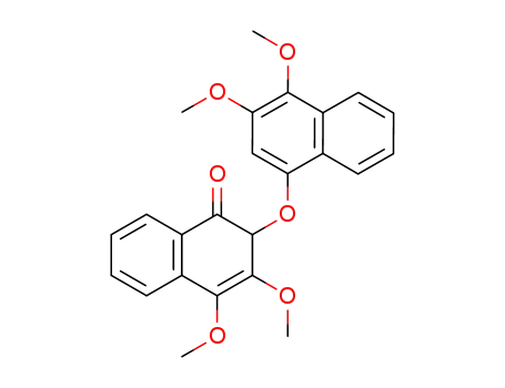 3,4-Dimethoxy-2-(3,4-dimethoxy-1-naphthyloxy)-1(2H)-naphthalinon