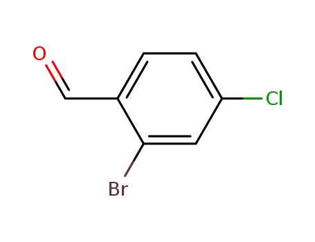 Molecular Structure of 84459-33-6 (2-Bromo-5-chlorobenzaldehyde)
