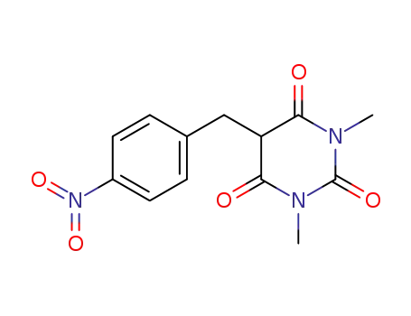 1,3-dimethyl-5-(4-nitrobenzyl)pyrimidine-2,4,6(1H,3H,5H)-trione