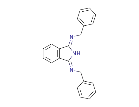 Molecular Structure of 32313-76-1 (1H-Isoindol-3-amine, N-(phenylmethyl)-1-[(phenylmethyl)imino]-)