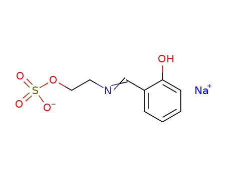 Molecular Structure of 110925-66-1 (sodium 2-{[(E)-(6-oxocyclohexa-2,4-dien-1-ylidene)methyl]amino}ethyl sulfate)