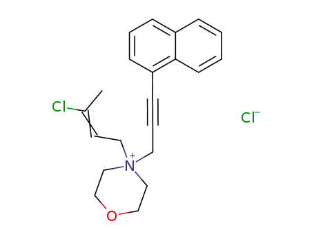 4-((Z)-3-Chloro-but-2-enyl)-4-(3-naphthalen-1-yl-prop-2-ynyl)-morpholin-4-ium; chloride