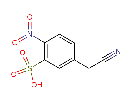 2-nitro-5-cyanomethylbenzenesulfonic acid