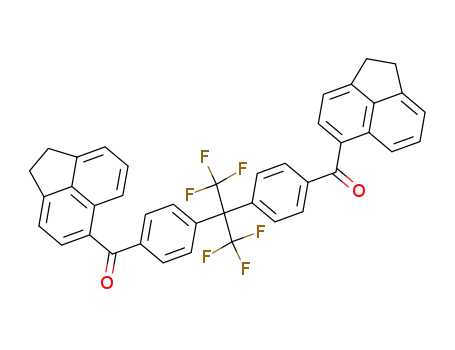 (4-{1-[4-(Acenaphthene-5-carbonyl)-phenyl]-2,2,2-trifluoro-1-trifluoromethyl-ethyl}-phenyl)-acenaphthen-5-yl-methanone