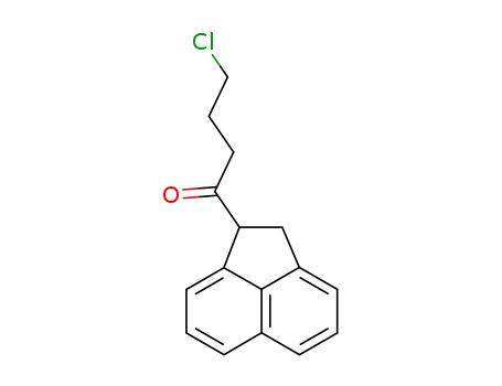 Molecular Structure of 88970-55-2 (1-Butanone, 4-chloro-1-(1,2-dihydro-1-acenaphthylenyl)-)