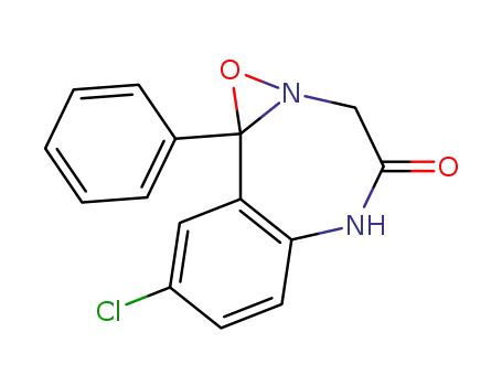 8-chloro-9b-phenyl-5,9b-dihydro-benzo[f]oxazirino[2,3-d][1,4]diazepin-4-one