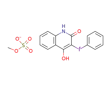 (4-Hydroxy-2-oxo-1,2-dihydrochinolin-3-yl)-phenyliodonium methylsulfat