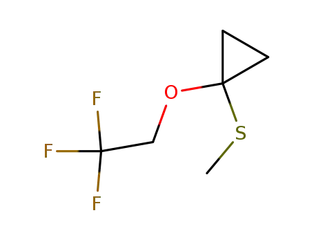1-Methylsulfanyl-1-(2,2,2-trifluoro-ethoxy)-cyclopropane