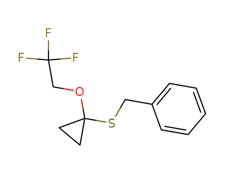 [1-(2,2,2-Trifluoro-ethoxy)-cyclopropylsulfanylmethyl]-benzene