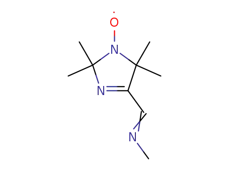 Molecular Structure of 89148-76-5 (1H-Imidazol-1-yloxy,
2,5-dihydro-2,2,5,5-tetramethyl-4-[(methylimino)methyl]-)