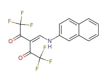 1,1,1,5,5,5-Hexafluoro-3-(naphthalen-2-ylaminomethylene)-pentane-2,4-dione
