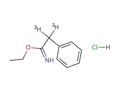 phenyldideuterioacetamidic acid ethyl ester hydrochloride