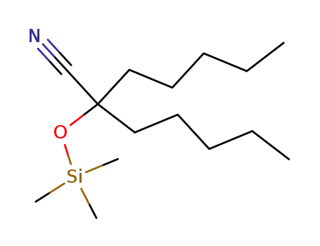 2-trimethylsilyloxy-2-pentyl-heptanenitrile
