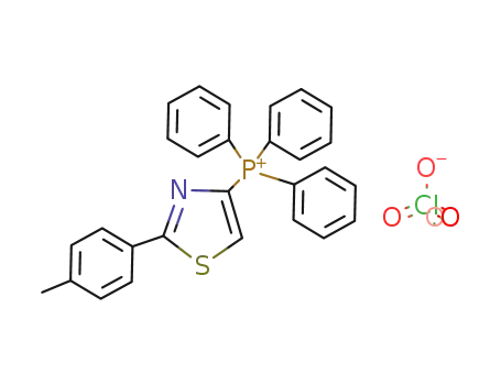 Triphenyl-(2-p-tolyl-thiazol-4-yl)-phosphonium; perchlorate