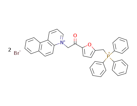 2-(benzoquinolinioacetyl)-5-<(triphenylphosphonio)methyl>furan dibromide