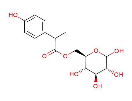 (2RS)-6-O-<2-(4-hydroxyphenyl)propionyl>-D-glucose
