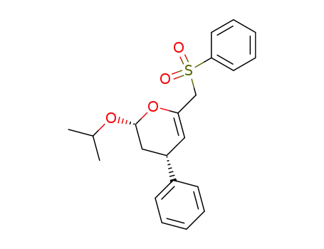 (2R,4R)-6-Benzenesulfonylmethyl-2-isopropoxy-4-phenyl-3,4-dihydro-2H-pyran